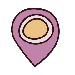 Cartoon map icon